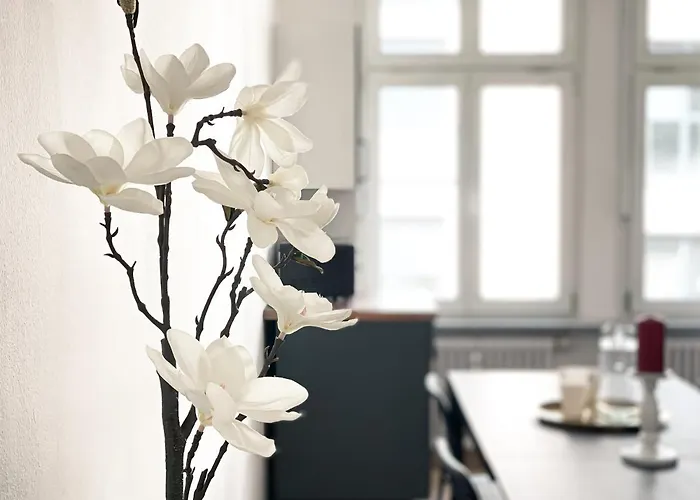 Zentrale Mit Parkplatz, 2 Schlafzimmern, Kueche, Waschmaschine & Balkon Apartment